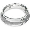 thumbnail image 1 of Krator Chrome 7" LED Headlight Mounting Ring Trim Bracket Compatible with 2007-2016 Jeep Wrangler 2-Door (JK) (Requires 2 Headlight Brackets), 1 of 4