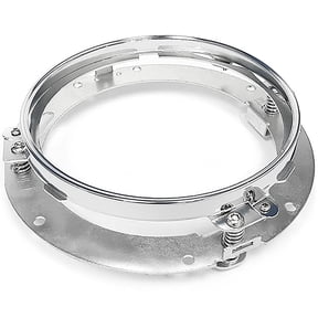 Krator Chrome 7" LED Headlight Mounting Ring Trim Bracket Compatible with Harley Davidson Switchback FLD 2012-2016