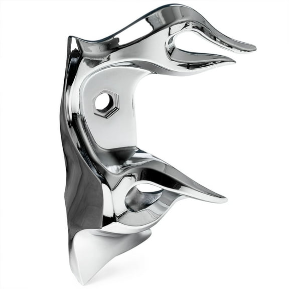 Krator Chrome Flame Shift Linkage Arm Cover Compatible with 2009-2016 Harley Davidson Trikes