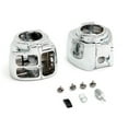 thumbnail image 1 of Krator Chrome Handlebar Switch Housing Control Cover Kit Compatible with 2006-2012 Harley Davidson Sportster, 1 of 4