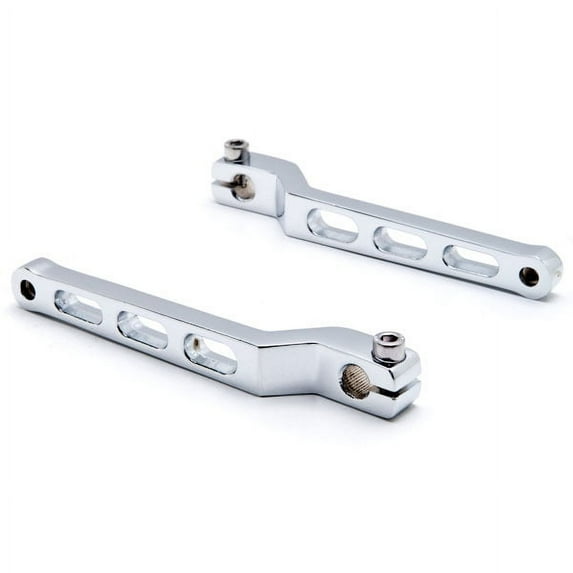 Krator Chrome Heel Toe Motorcycle Gear Shift Pedal Lever Compatible with Harley Davidson FLST FLT FLHT Models 1986-2014