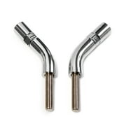 Krator Chrome Mirror Stem Extender 3 Inch Extension Set Compatible with 1988-2003 Harley Davidson Sportster 883 Hugger XLH883HUG