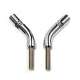 thumbnail image 1 of Krator Chrome Mirror Stem Extender 3 Inch Extension Set Compatible with 2011-2016 Harley Davidson CVO Road Glide Ultra FLTRUSE, 1 of 3