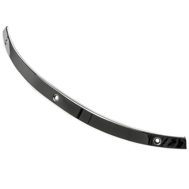Krator Chrome Windshield Trim Windscreen Accent Compatible with Harley