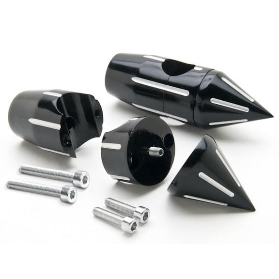 Krator Custom Black Motorcycle 1" Handlebar 2.25" Risers Compatible with Kawasaki Vulcan Classic Custom 900