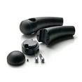 thumbnail image 1 of Krator Custom Black Motorcycle 1" Handlebar 3.5" Risers Compatible with Victory Hammer 8-Ball, 1 of 4