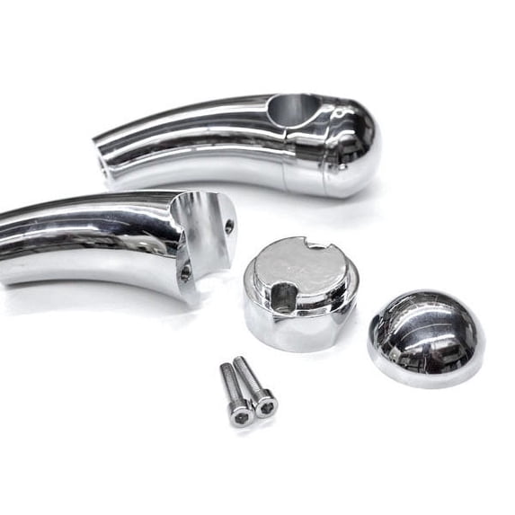 Krator Custom Chrome Motorcycle 1" Handlebar 3.5" Risers Compatible with Kawasaki VN Vulcan Classic Drifter 800