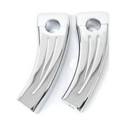 Krator Custom Chrome Motorcycle 1 Handlebar 4.5 Risers Compatible with Suzuki Boulevard M109R M50 M90 M95