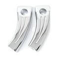 thumbnail image 1 of Krator Custom Chrome Motorcycle 1" Handlebar 4.5" Risers Compatible with Yamaha Road Star Warrior Midnight XV, 1 of 3