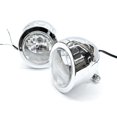 thumbnail image 1 of Krator Custom Chrome Passing Fog Mini Auxiliary Light Concept Compatible with any Harley, Honda, Yamaha, Suzuki, Kawasaki, Custom Bike, Cruiser, Choppers, Scooters, Vespa, Moped, 1 of 6