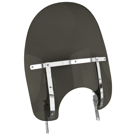 Krator Detachable Quick-Release Windshield Windscreen, Smoke, Compatible with 2002-2003 Harley Davidson Road King Screamin Eagle EFI FLHRSEI, FLHRSEI2