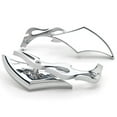 thumbnail image 1 of Krator Diamond Twist Custom Chrome Motorcycle Mirrors Compatible with Honda Ruckus Aero Z EZ 50 90, 1 of 3