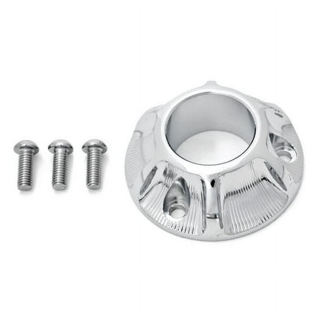 Krator Dirt Bike Exhaust Tip Muffler Power Outlet Chrome Compatible with 2000-2001 Yamaha TT-R125L / TT-R125LE