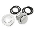 thumbnail image 1 of Krator Dual Chrome Pop Up Flush Gas Cap Vented Fuel Tank Compatible with 1995-2007 Harley Davidson FXD Dyna Super Glide, 1 of 2