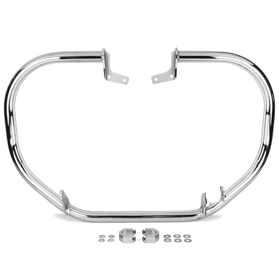 Krator Engine Guard, Chrome, Highway Crash Bar Compatible with 2003-2004 Honda VT750DC Shadow Spirit