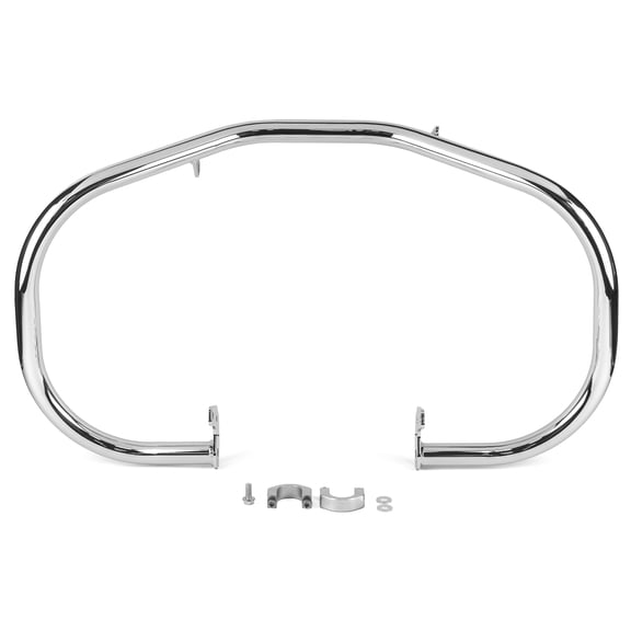Krator Engine Guard, Chrome, Highway Crash Bar Compatible with 2007-2022 Honda VT750C2 Shadow Spirit