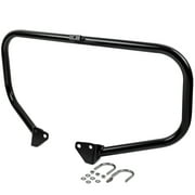 Crrator Engine Guard Highway Crash Bar متوافق مع 2006-2017 Harley Davidson Dyna Models Fat Bob، Low Rider، Street Bob، Super Glide، Wide Glide، Black