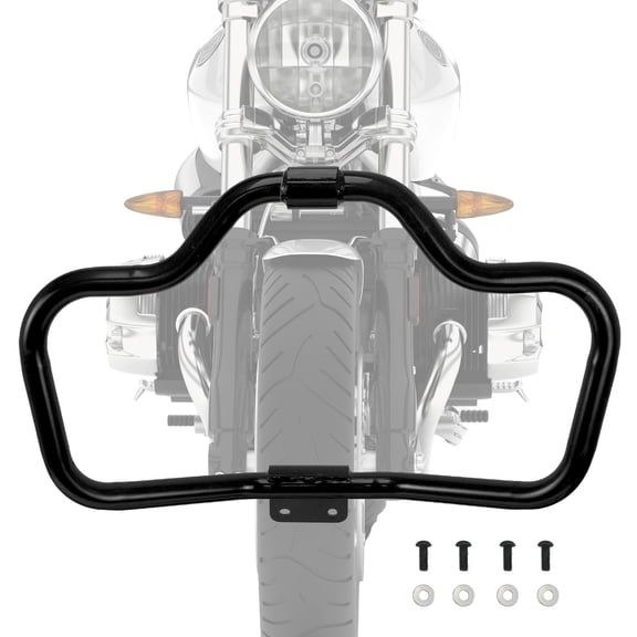 Krator Engine Guard Highway Mustache Crash Bar Compatible with Harley Davidson Iron 883 XL883N 2009-2020