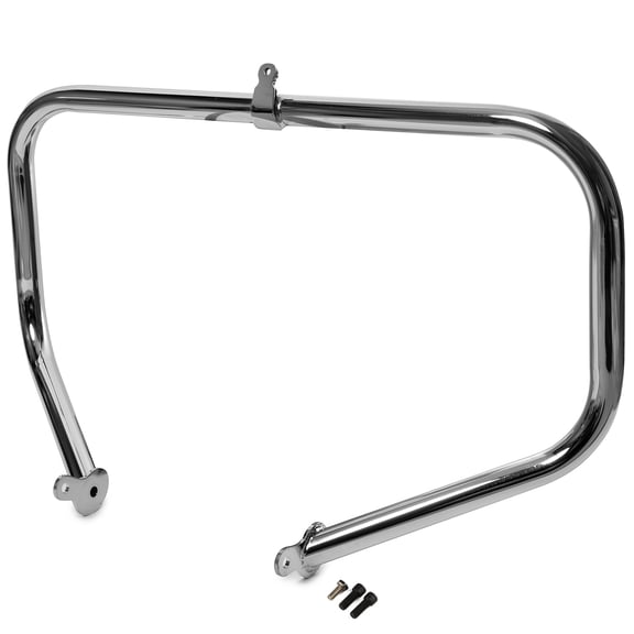 Krator Engine Guard Highway Mustache Crash Bar Compatible with Harley Davidson Road Glide FLTR 2009-2009