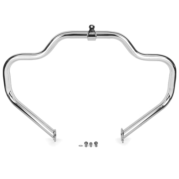 Krator Engine Guard Highway Mustache Crash Bar Compatible with Harley Davidson Street Glide FLHX 2009-2020