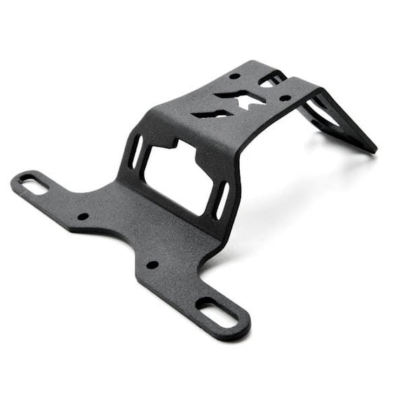 Krator Fender Eliminator Black Logo Plate Holder Compatible with Yamaha YZF R1 (2004-2012) Fender Eliminator License Plate Holder Tidy Tail Billet Aluminum Motorcycle Black