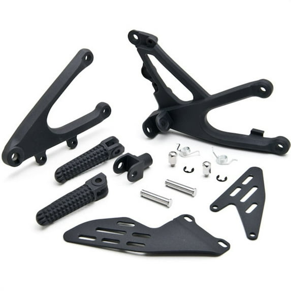 Krator (Front) Foot Rests Assembly Kit Compatible with Yamaha YZF-R1 2007-2008 Frame Fittings Stay Step Frame Fitting Stay Footrests Step Bracket Assembly