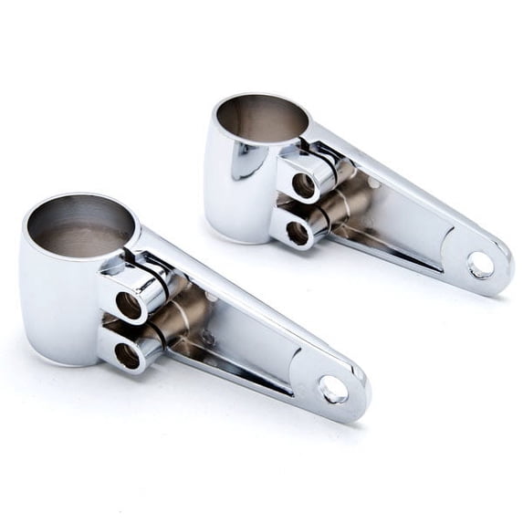 Krator Headlight Fork Mounting Brackets 35/39/41mm Forks Compatible with Suzuki Burgman Moped Shuttle FA50 FZ50