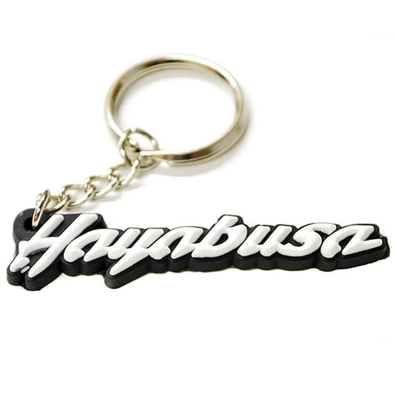Krator Keychain Key Ring Fob With GSXR 1300 Hayabusa Logo Decal Motorcycle