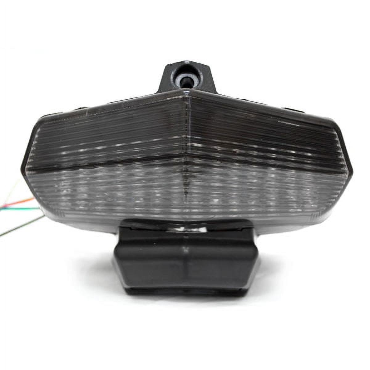 Smoke Motorcycle Tail Lights LED Integrated Tail Light With Turn