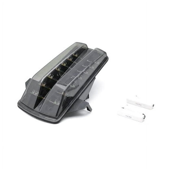 Krator LED TailLights Brake Tail Lights with Integrated Turn Signals Indicators Compatible with 2003-2009 Suzuki SV650 SV1000 Smoke Motorcycle
