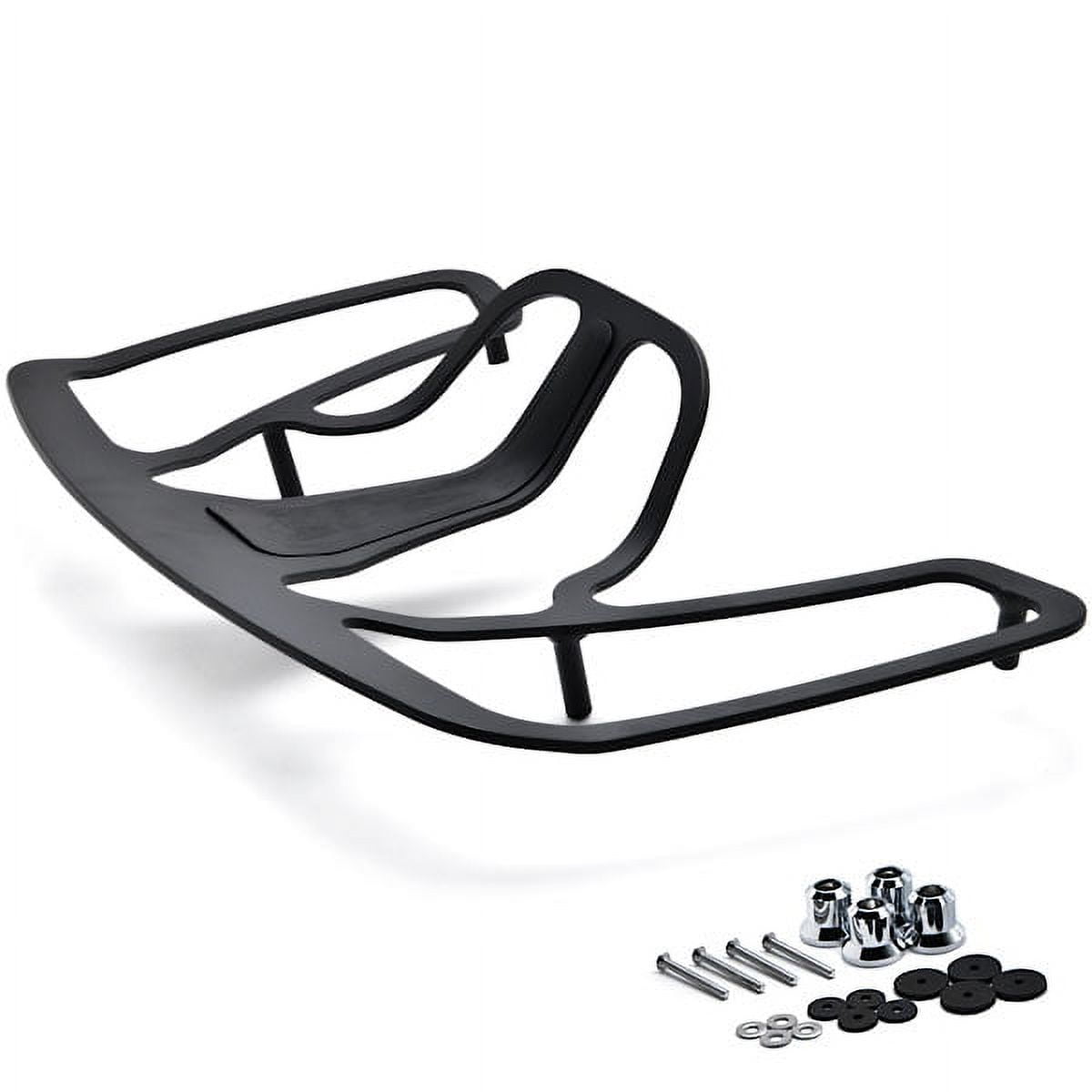 Krator Luggage Rack For Honda Goldwing GL1800 2001-2019 - Black Cargo Rack