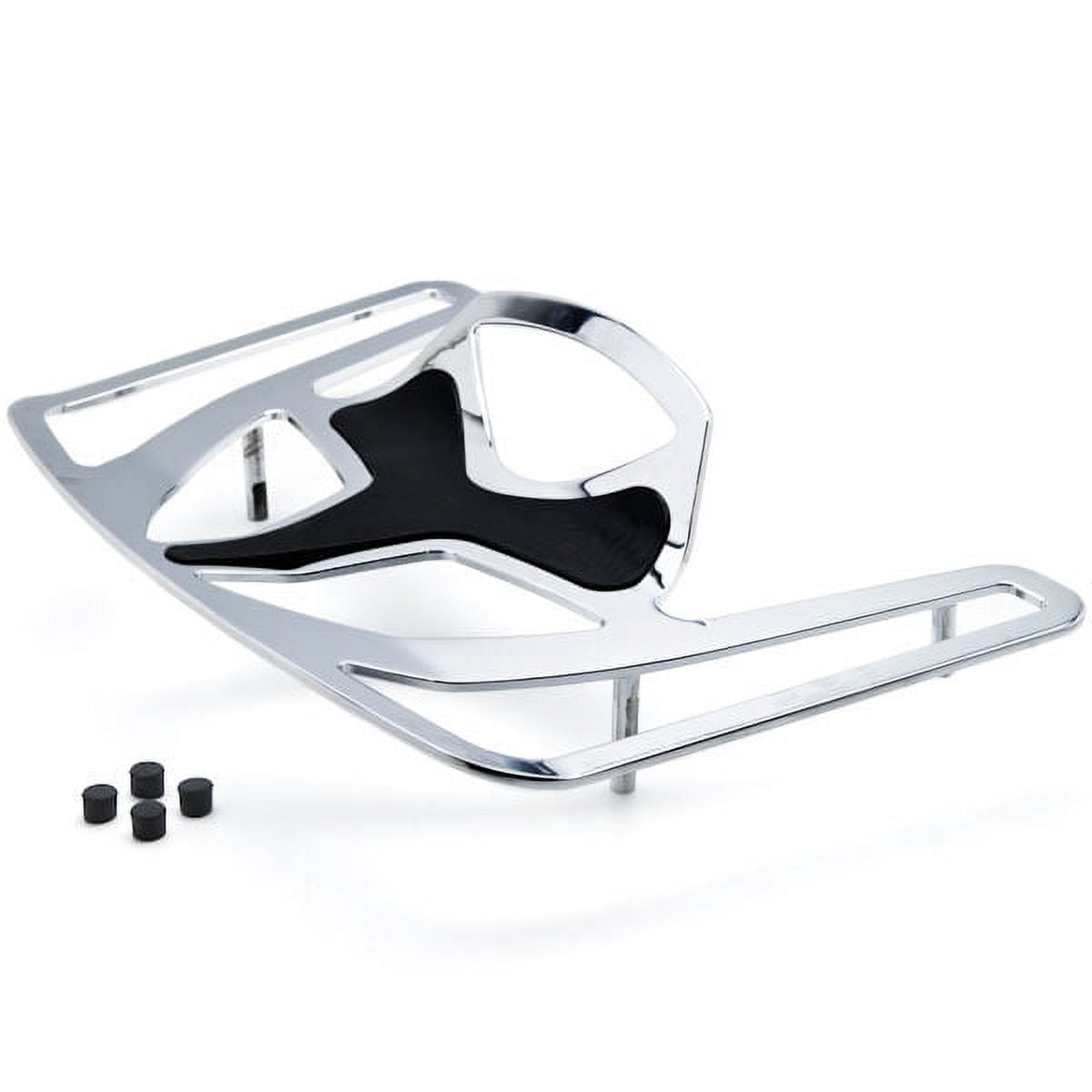 Krator Luggage Rack Chrome Cargo Travel Trunk Rack Mount Compatible ...
