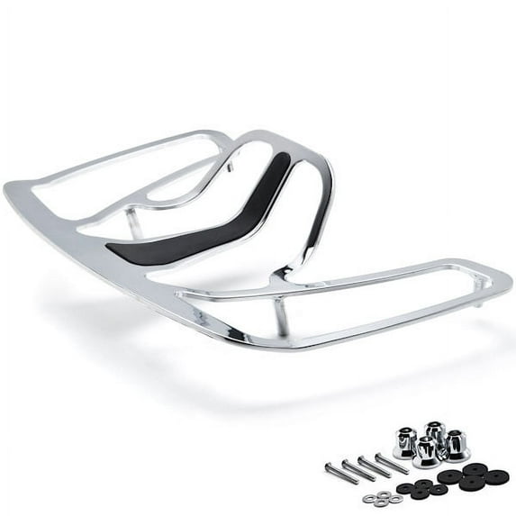 Krator Luggage Rack Chrome Cargo Travel Trunk Rack Mount Compatible with Honda Goldwing GL1800 Models 2003-2004 Except F6B