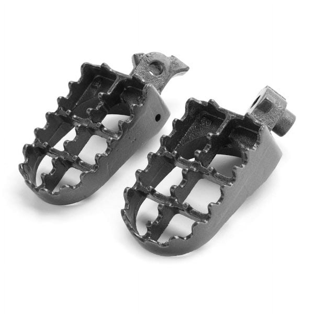 Krator MX Foot Pegs Motocross Dirt Bike Footrests L & R Compatible with
