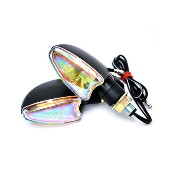 Krator Mini Custom Turn Signals Indicator Lights Lamp Compatible with Triumph Speedmaster Triple Thunderbird