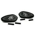 thumbnail image 1 of Krator Mirror Block Off Plates Compatible with Yamaha YZF R1 Logo Engraved Black Set (2000-2008) 2000 20001 2002 2003 2004 2005 2006 2007 2008, 1 of 8