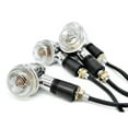 thumbnail image 1 of Krator Motorcycle 4 pcs Clear Bullet Turn Signals Lights Compatible with Kawasaki VN Vulcan Classic Nomad Drifter 1500, 1 of 5