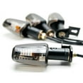 thumbnail image 1 of Krator Motorcycle 4 pcs Smoke Spear Turn Signals Lights Compatible with Vespa GTS GTV 250 300, 1 of 4
