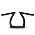 thumbnail image 1 of Krator Motorcycle Black Z-Bar Handlebar 1 Inch Compatible with Victory Vegas 8-Ball Jackpot Ness Premium, 1 of 7