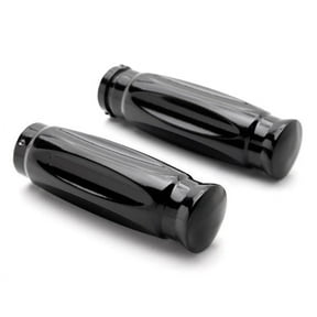 Krator Motorcycle Hand Grips 1 Inch Handlebar Bars Pair Compatible with Harley Davidson Screamin Eagle
