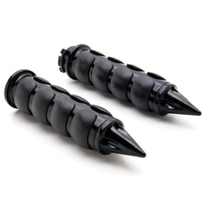 Krator Motorcycle Hand Grips 1 Inch Handlebar Bars Pair Compatible with Harley Davidson Screamin Eagle