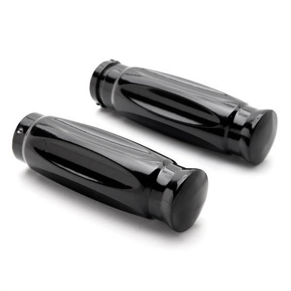 Krator Motorcycle Hand Grips 1 Inch Handlebar Bars Pair Compatible with Harley Davidson Softail Springer Heritage Classic