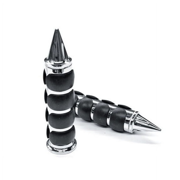 Krator Motorcycle Hand Grips 1 Inch Handlebar Bars Pair Compatible with Honda VTX 1800 TYPE C R S N F T RETRO