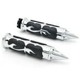 thumbnail image 1 of Krator Motorcycle Hand Grips 1 Inch Handlebar Bars Pair Compatible with Honda Valkyrie Rune 1500 1800, 1 of 4