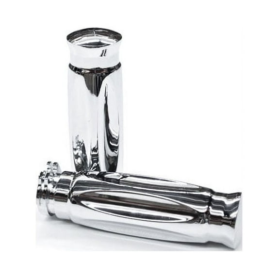 Krator Motorcycle Hand Grips 1 Inch Handlebar Bars Pair Compatible with Kawasaki VN Vulcan Classic MeanStreak Nomad 1600