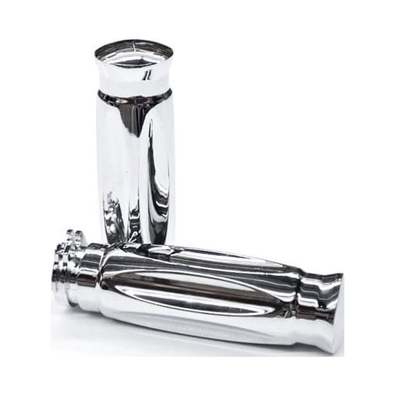 Krator Motorcycle Hand Grips 1 Inch Handlebar Bars Pair Compatible with Kawasaki Vulcan Classic Limited 2000