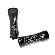 Krator Motorcycle Hand Grips 1 Inch Handlebar Bars Pair Compatible with Suzuki Marauder VZ 800 1600