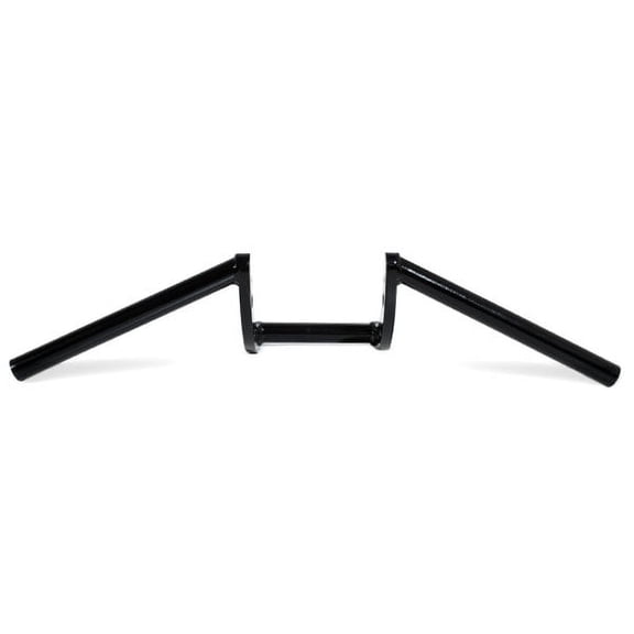 Krator Motorcycle Handlebar 1" Black Z-Bars Cruiser Bike Compatible with Harley Davidson Dyna Glide Low Rider
