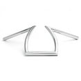 thumbnail image 1 of Krator Motorcycle Handlebar 1" Chrome Z-Bars Cruiser Bike Compatible with Victory Vegas 8-Ball Jackpot Ness Premium, 1 of 4