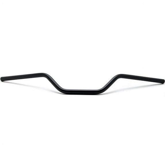 Krator Motorcycle Handlebar 7/8" Black Bars Euro Style Compatible with Honda Reflex Sport 250